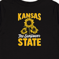 thumbnail image 4 of Inktastic Kansas the Sunflower State Boys or Girls Long Sleeve Toddler T-Shirt, 4 of 5