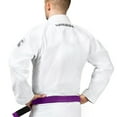 thumbnail image 2 of Hayabusa Ultra Lightweight Pearlweave Jiu Jitsu Gi, White A5, 2 of 6