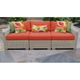 thumbnail image 2 of Coast 3 Piece Outdoor Wicker Patio Furniture Set in Tangerine, 2 of 2