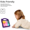 thumbnail image 4 of iPad 7th Generation Case for Kids, iPad 10.2 Case Shockproof, Allytech Soft EVA Lightweight Convertible Stand Handle Children Proof Kiddie Todder Friend Cover Case for Apple iPad 10.2" 2019,Purple, 4 of 6