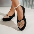 thumbnail image 4 of Wensltd Chaussures Décontractées de Mode à Bouche Peu Profonde pour Femmes, Couleur Unie, Bout Rond, Ballerines pour Femmes, Printemps Automne, 4 of 7