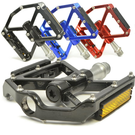 Lumintrail PD-606S MTB BMX Road Mountain Bike Bicycle Platform Pedals Flat Alloy Sealed Bearing 9/16