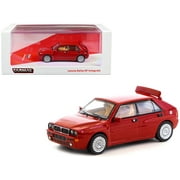 Lancia Delta HF Integrale Red "Road64" Series 1/64 Diecast Model Car by Tarmac Works
