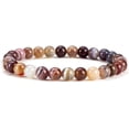 thumbnail image 1 of GHSDFBB | Small, Medium, Large Sizes | Gemstone Beaded Stretch Bracelet | 6mm Round Beads, 1 of 6
