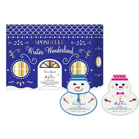 Spongellé - Winter Wonderland Holiday Snowman Gift Set Christmas