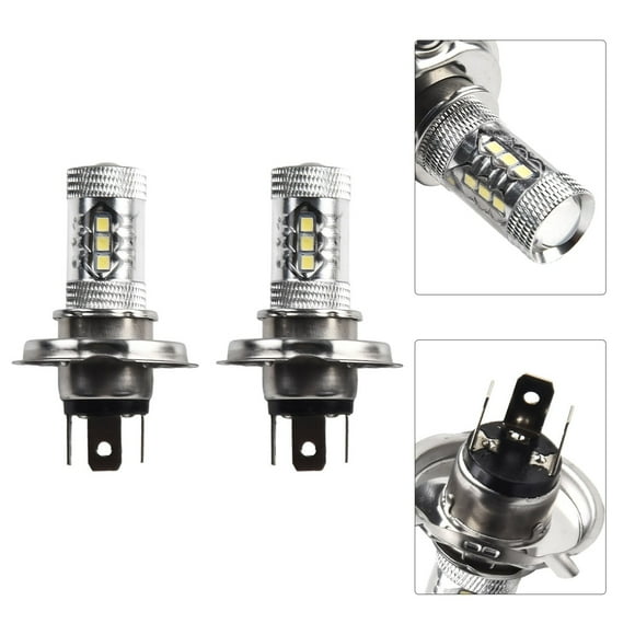 2× H4 Led Bulbs Auto Headlight Motorcycle H4 Car Fog Lamp 9003 Hb2 Lights 12V 80W 6500K Hi/Lo Beam Light Headlight Bulb Signal Mingyiq