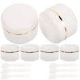 thumbnail image 1 of 6pcs Empty Refillable Cosmetic Jars Makeup Face Cream Jar Travel Lotion Container with Spoon(90ML), 1 of 5