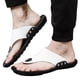 thumbnail image 5 of Zapatos de hombre Chanclas de moda de cuero de verano Sandalias de playa de uso externo informal Wmkox8yii  123q13, 5 of 9