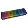 thumbnail image 2 of YAOMOBB Portable Case Transparent 7 Day Vitamin Organizer Box Portable AM PM Tablet Container, 2 of 7
