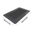 thumbnail image 3 of Ohufall 16Inx24In Bathroom Rugs Non Slip Washable Rugs Crystal Velvet Super Absorbent Quick Dry Rubber Backing Bath Rug For Bathtub Shower Room Front, 3 of 4