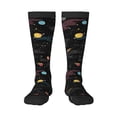 thumbnail image 2 of Picia Women Crew Soft Moisture-wicking Socks Galaxy Pattern Design Cotton Socks, One Size fit All, 2 of 9