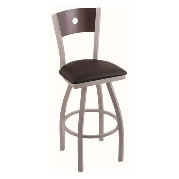 Holland Bar Stool Voltaire 30 in. Swivel Bar Stool with Fabric Seat