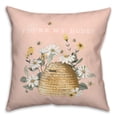thumbnail image 2 of Creative Products Honey Bee Hive 18x18 Indoor / Outdoor Pillow, 2 of 3