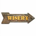 thumbnail image 2 of SignMission P-ARROW8-999544 8 x 24 in. Wide Winery Arrow Sign, 2 of 4