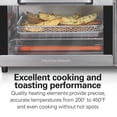 thumbnail image 6 of Hamilton Beach 4-in-1 Air Fryer Toaster Oven, 4-Slice Countertop Oven, Stainless Steel, 6 of 8