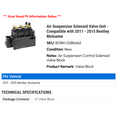 thumbnail image 2 of Air Suspension Solenoid Valve Unit - Compatible with 2011 - 2015 Bentley Mulsanne 2012 2013 2014, 2 of 2