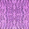 thumbnail image 1 of Ahgly Company Indoor Square Abstract Purple Modern Area Rugs, 6' Square, 1 of 4