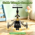 thumbnail image 6 of TNTANTS 4 in 1 Toddler Bike, Kids Tricycle for 1-5 Years Old, Toddler Tricycle for Boy Girl, Baby Balance Bike with Parent Steering Push Handle, Removable Pedal, Adjustable Seat Yellow, 6 of 12
