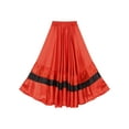 thumbnail image 3 of Sholeno Womens Ruffle Flamenco Dance Skirt Adults Spanish Dance Skirt Ballroom Practice Skirts Type C 360 Degree One Size, 3 of 6
