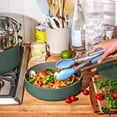 Beautiful 20pc Ceramic NonStick Cookware Set, Thyme Green by Drew