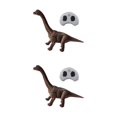 thumbnail image 3 of Transemion Exciting and Realistic Kids RC Dinosaur with Educational Roaring Sounds and 360 Rotation Stunt Brachiosaurus 2Set, 3 of 6