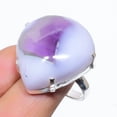 thumbnail image 2 of Natural Super Amethyst 23 Gemstone 925 Sterling Silver Ring Size 9.5, 2 of 2