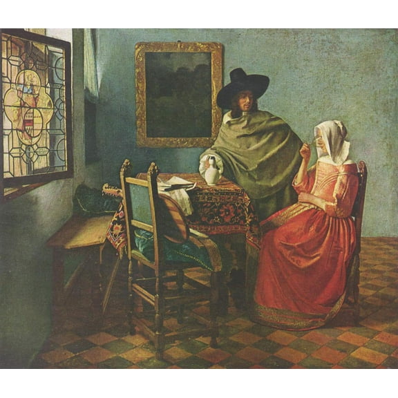 28"x24" Fine Art Quality Poster :: Jan Vermeer van Delft