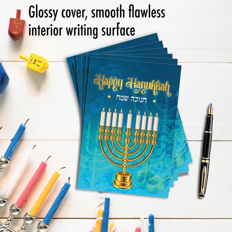 Hanukkah Lights Greeting Cards Boxed Set of 12 photo 5