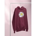 thumbnail image 3 of Daisy Hand Drawn Doodle Hoodie Women -Image by Shutterstock, Female 3X-Large, 3 of 4