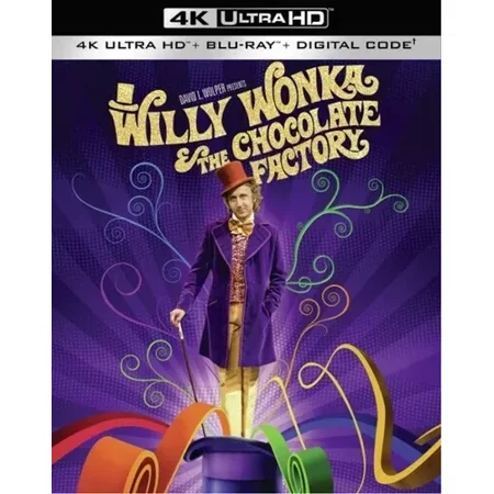 Willy Wonka & the Chocolate Factory [New 4K UHD ] With , 4K Mast