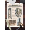 thumbnail image 3 of San Francisco, California, Alcatraz Island Technical (12x18 Wall Art Poster, Room Decor), 3 of 3