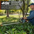 thumbnail image 5 of Senix 4-Cycle Gas Powered Hedge Trimmer, Heavy Duty Lightweight Lawn Cutter, 26.5cc, Dual Action Cutting Mechanism, HT4QL-L, 5 of 15