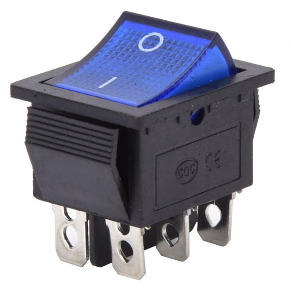 LYUMO KCD4 Rocker Switch Stable High Quality 6 Pins Firm Blue Anti-Corrosion High