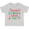 thumbnail image 3 of Inktastic Mamaw and Papaw Love Me Girls Toddler T-Shirt, 3 of 5