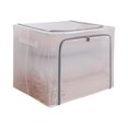 thumbnail image 1 of Caja de almacenamiento de marco de acero transparente Caja de almacenamiento plegable de malla de nylon Wmkox8yii HFSH853, 1 of 1