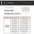 thumbnail image 3 of LA Linen Polyester Poplin Tablecloth 132-Inches Round, Pink Light, 3 of 4