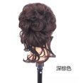 thumbnail image 4 of Postizo con clip, postizo de moño, scrunchie de pelo rizado con pelo, postizo voluminoso de chignon, yo, 4 of 4