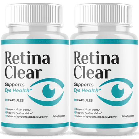 Retina Clear Vision Care Pills Advanced Formula Eye Health Supplement RetinaClear 120 Capsules