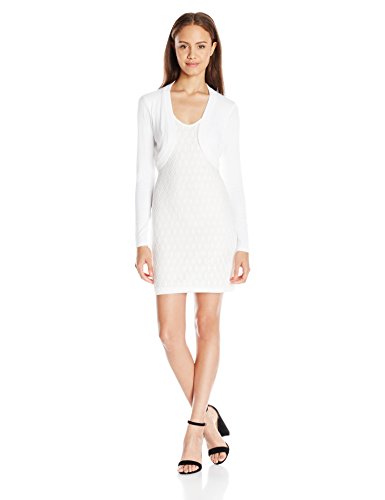 white stretch lace dress