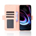 thumbnail image 3 of Case for Motorola Edge 2021 Cover Adjustable Detachable Card Holder Magnetic closure Leather Wallet Case - Pink, 3 of 5