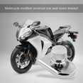 thumbnail image 1 of Motorcycle Seat Bolt Mounting Screw Cover, Silver/Black, 1 of 4