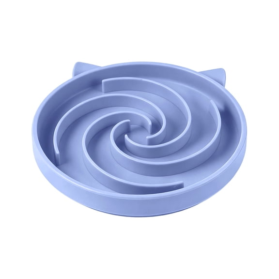 Slow Feeder Cat Bowl Silicone, Anti-Gulping Puzzle Feeder for Dry Wet Food, Interactive Pet Bowl Prevents Bloat & Choking, Easy Clean for Cats & Small Dogs