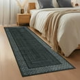 thumbnail image 2 of Nasitip Modern Geometric Stripe Black 2'x6' Area Rugs for Living Room Soft Low Pile Non-Sliping, Machine Washable, 2 of 7