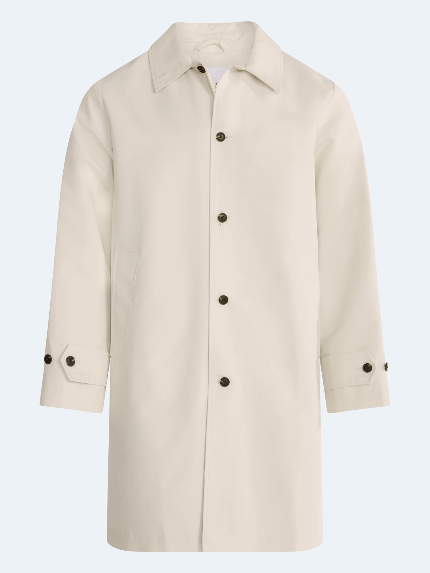 Free Assembly Men's and Big Men's Lightweight Trench Coat, Sizes XS-3XL