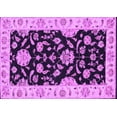 thumbnail image 1 of Ahgly Company Indoor Rectangle Persian Purple Traditional Area Rugs, 2' x 5', 1 of 4