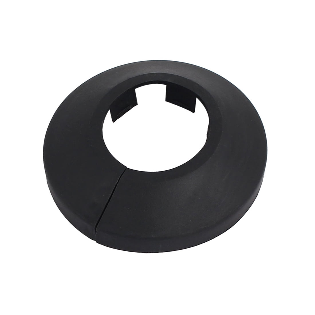 25mm Plastic Wall Flange Radiator Water Pipe Cover Collar Black
