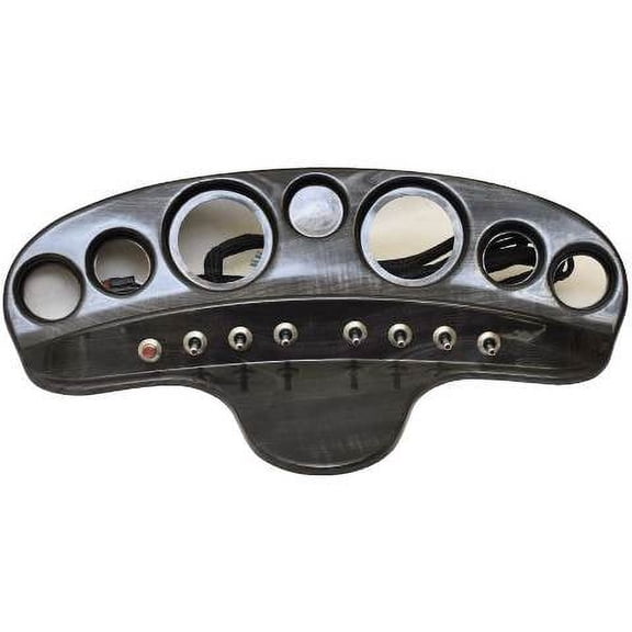 Premier Boat Switch Gauge Dash Panel | 23 7/8 x 11 Inch Gray