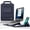 Dark blue, variant on XIHAMA Laptop Case, 12 / 13 / 15.6 Inches, Compatible with Many Models, Sleeve Case, Foldable, Stand Function, Storage Pouch, Lightweight, Thin, Scratch-Resistant, Shockproof, Handbag