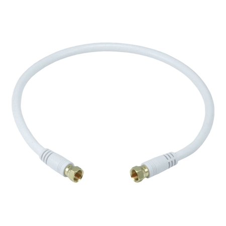 UPC: 0844660053606 | Monoprice Coaxial Cable RG-6 18 AWG 1 ft. 6  White 5360