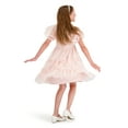 thumbnail image 3 of Kensie Girl Sequin Mesh Short Sleeve Dress, Sizes 4-16, 3 of 7